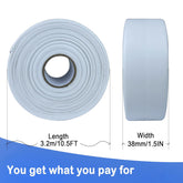 EZYHOME Caulk Strip Tape,Waterproof and Oil-Proof 38mm x 3.2m Caulk Strip Tape for Cooktop, PVC Self Adhesive Caulk Tape for Sink,Toilet, Bathroom,Wall Edge, Sealing Tape for Bathtub